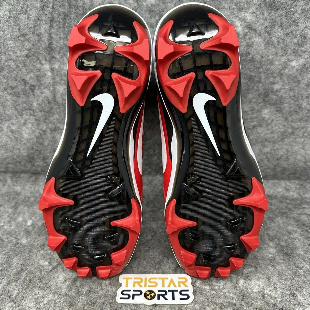 Nike Force Savage Pro 3 Football Cleats Mens Size 11.5 Red Black DA5453-600